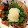 hinatabox's cooksnap of when they made 絶品！おろしポン酢ハンバーグ.
