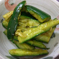 ゆりYO船長's cooksnap of when they made 簡単！たたき☆きゅうりの甘酢あえ.