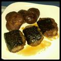 うさこ02's cooksnap of when they made もちもちれんこん餅♡磯辺焼き風.