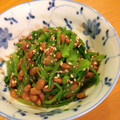 かぼちゃ大明神's cooksnap of when they made ホウレンソウの軸と納豆の和え物.