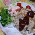 ♡らぶぴぃ♡'s cooksnap of when they made 型なし♪カラフル☆ミートローフ.