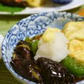 taruママ's cooksnap of when they made 夏に美味しい☆茄子とピーマンの揚げびたし.