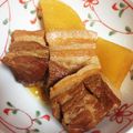 クックT11OKF☆'s cooksnap of when they made 炊飯器で豚の角煮.