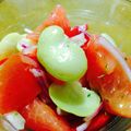 ＭＩ−ＨＡＮ's cooksnap of when they made トマトとそら豆のマリネサラダ.