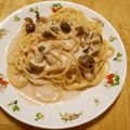 puniＫ's cooksnap of when they made とっても簡単たらこパスタ♥︎.