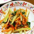 豆助ママ's cooksnap of when they made ∮じゃこ入り✰彡人参とセロリのきんぴら∮.