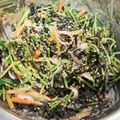 小佐谷's cooksnap of when they made ひじきと人参と豆苗の胡麻味噌マヨサラダ.
