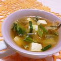 赤い電話's cooksnap of when they made 糖質オフ キムチスープ.