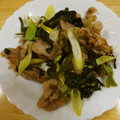 せつみか's cooksnap of when they made 豚こまと小松菜のにんにくしょう油炒め.