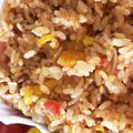 ゆーこリン♡'s cooksnap of when they made うまぁ〜残りのドライカレーでカレーピラフ.