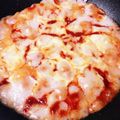 とろけい's cooksnap of when they made 余ったお餅大活躍！モチモチ餅ピザ.