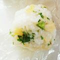 あさここなっつ's cooksnap of when they made 栄養豊富パセリとチーズのオニギリ.