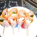 ジョングレ's cooksnap of when they made きゅうりとカニカマのハム巻き.