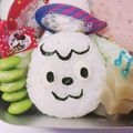 クックSCFIEQ☆'s cooksnap of when they made いないいないばぁ！ワンワン＊キャラ弁.
