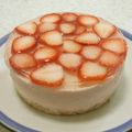 クックV1TDA6☆'s cooksnap of when they made 混ぜて冷やすだけ！苺のチーズケーキ♡.