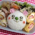 たにたーに's cooksnap of when they made 幼稚園 お弁当♡ぱんだくん 簡単.