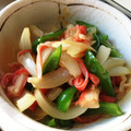ゆったん's cooksnap of when they made ✜カニカマとピーマンのオイソ炒め✜.