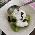 eiyoushi's cooksnap of when they made キウイレーズンヨーグルト.