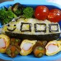 こまたんこまたん's cooksnap of when they made 幼稚園のキャラ弁（新幹線）.