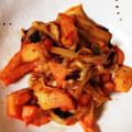 うさこママ★'s cooksnap of when they made イカのキムチ炒め.