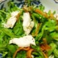 のぞ助's cooksnap of when they made フレッシュ春菊とささみのごま和えサラダ.