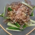 なおつん0802's cooksnap of when they made 細切り蒟蒻とキュウリの胡麻油ポン酢かけ.