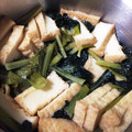 からしままよん's cooksnap of when they made 厚揚げと小松菜の煮浸し.