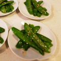 ホヌ・アヌエヌエ's cooksnap of when they made きぬさやのナムル.