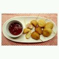 スマイル。's cooksnap of when they made HMでちびアメリカンドッグ.