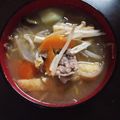MI。。's cooksnap of when they made 我が家の味♡具だくさん豚汁！.