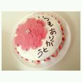 スマイル。's cooksnap of when they made 花のケーキ 母の日 ケーキ.