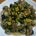 びっぐふぃーるど's cooksnap of when they made ベビーホタテほうれん草コーンのバター炒め.