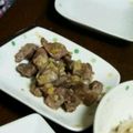 にゃんにゃんこん's cooksnap of when they made お酒に合うよ♪砂肝の塩レモン炒め✿.