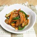 たえみ0718's cooksnap of when they made ＊さつま揚げと人参のきんぴら＊.