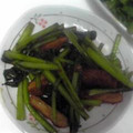 かにもに's cooksnap of when they made さつま揚げと小松菜のピリ辛炒め.