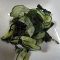 堕天使M's cooksnap of when they made 簡単 きゅうりとわかめの酢の物☆.