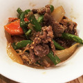 今晩何食べよかなぁ's cooksnap of when they made 牛肉といんげん、山芋のこってり中華炒め.