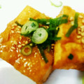 バニラchan's cooksnap of when they made お弁当にも♪♪厚揚げのネギ生姜醤油焼き.