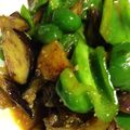 kazupipi's cooksnap of when they made なす豚肉の味噌とウスターソースの甘辛炒め.
