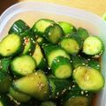 かずたんママ☆'s cooksnap of when they made あっさりおつまみ★ピリ辛きゅうり.
