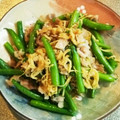 ようざん羊's cooksnap of when they made 新生姜でさっぱり～いんげんの塩炒め.