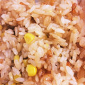ロンロン草原's cooksnap of when they made 焼きトウモロコシ風の炊き込みご飯！.