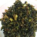 クックK58YF4☆'s cooksnap of when they made ご飯のお供に♪大根の葉炒め.