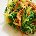 LEAF51's cooksnap of when they made 瞬殺!!つまみ菜と桜海老の中華風炒め.