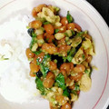 ハートキャンディ's cooksnap of when they made 納豆と三つ葉の和え物.