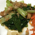 記念樹's cooksnap of when they made ♧小松菜と薄揚げ炒めておかかまぶっシー.