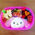 sowami's cooksnap of when they made シュガーバニーズのお弁当（キャラ弁）.