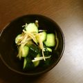 akko♪（＾＾）♪'s cooksnap of when they made 胡瓜の生姜づけ.