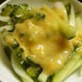 由芽15's cooksnap of when they made 簡単♪さっぱりゴーヤ明太マヨサラダ.