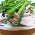 karuca's cooksnap of when they made イカとにんにくの芽のサッと炒め.